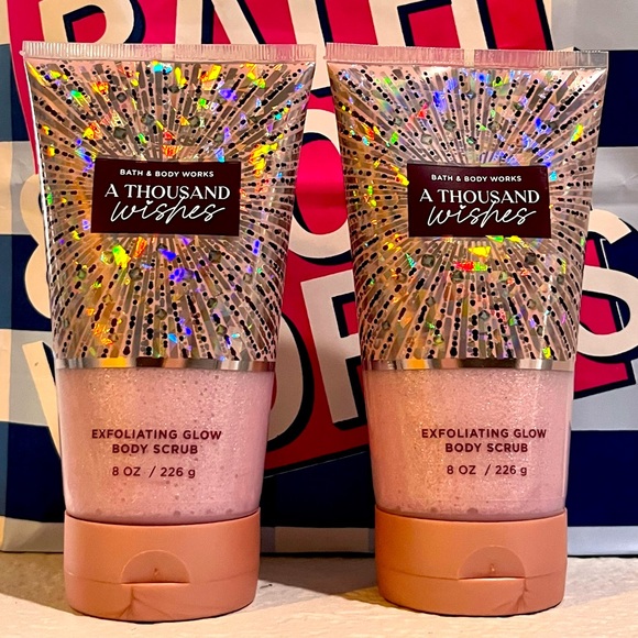 Bath & Body Works Bath & Body New 2x A Thousand Wishes Exfoliating
